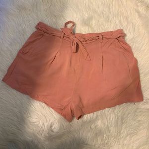 2 Sable Light Salmon Pink Shorts